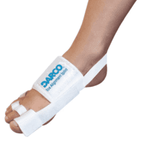 Hallux valgus bunion night splint supporting big toe alignment