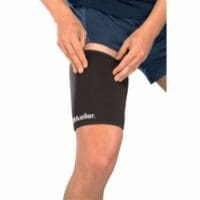 Mueller Thigh Sleeve providing thigh compression support