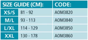 AOM38 AllCare Ortho Core Stability Belt for sacroiliac joint and pelvic support