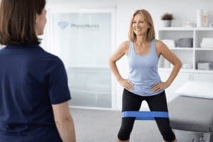 Greater trochanteric pain syndrome assessment with banded crab walk exercise