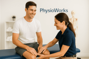 Knee examination for plica syndrome symptoms