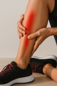 tibial stress fracture inner shin pain location during assessment