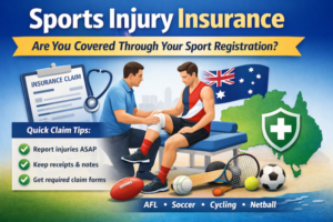Sports injury insurance Australia supporting physiotherapy claims after registered sport injuries
