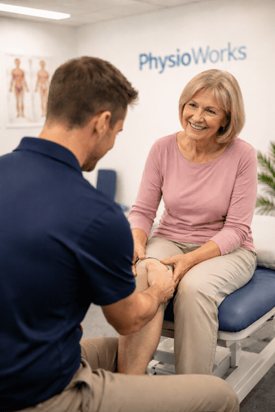Arthritis Physiotherapy Brisbane Knee Assessment Arthritis physiotherapy Brisbane knee assessment for older woman