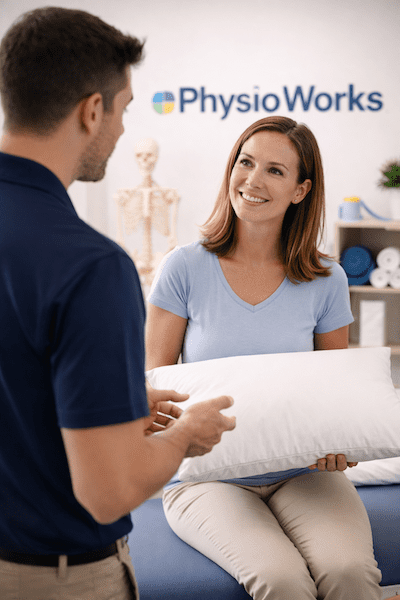 Best pillow for neck pain discussed with Brisbane physiotherapist