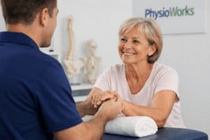 Broken wrist fracture physiotherapy restoring wrist motion and grip strength