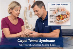 Carpal tunnel syndrome physiotherapy wrist assessment during hand and wrist review