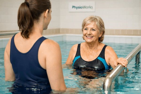 Sandgate hydrotherapy warm pool exercise class for low impact movement