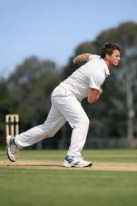 Cricket injuries fast bowler front-foot landing back load