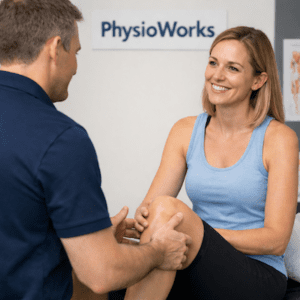 Posterolateral corner injury knee stability assessment by physiotherapist