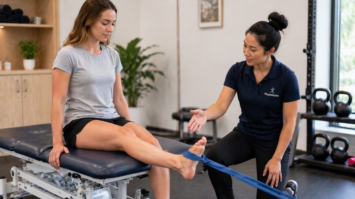 ankle-eversion-band-strengthening-exercise ankle eversion resistance band exercise improving ankle stability