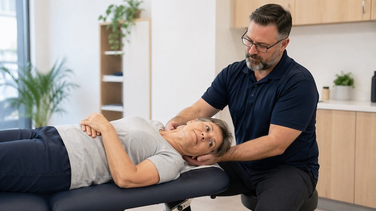 bppv-physiotherapy-dix-hallpike-assessment BPPV physiotherapy Dix-Hallpike assessment guiding head position for vertigo diagnosis