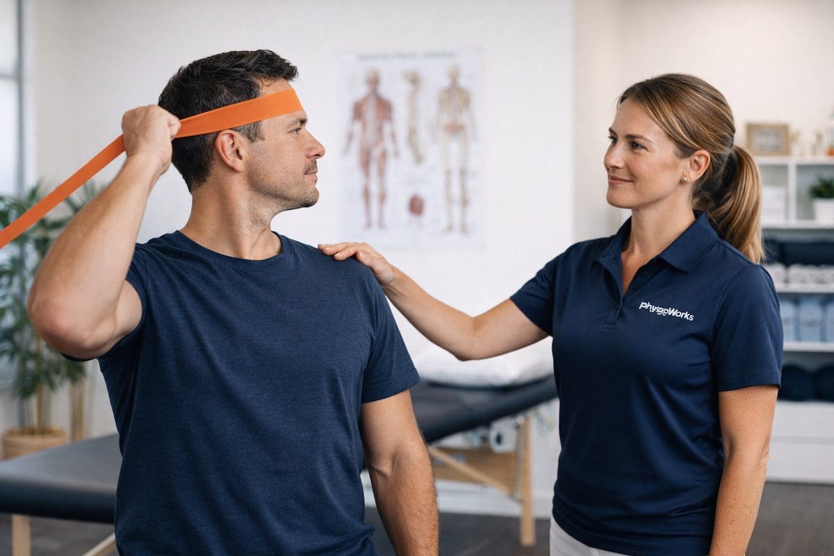 neck-physiotherapy-exercise-guided-cervical-movement Neck physiotherapy exercise with guided cervical movement and posture control