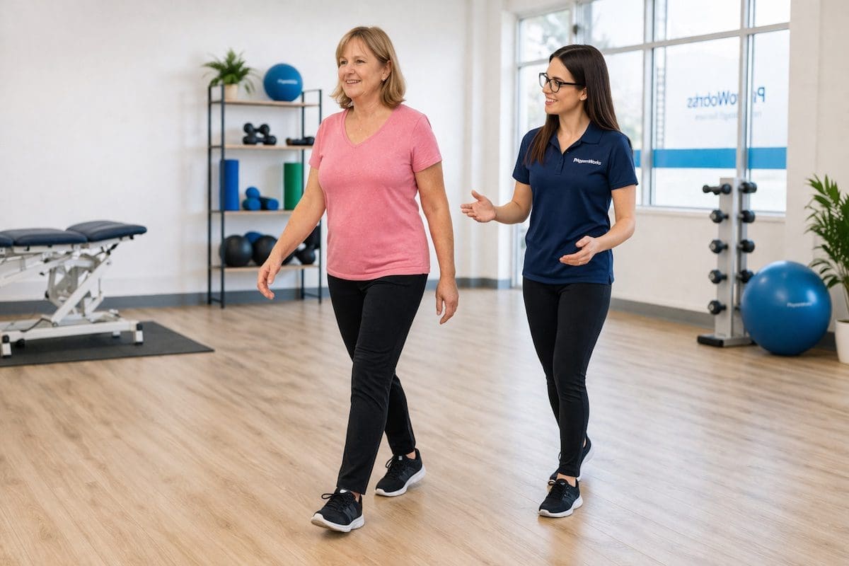 neuroplasticity-walking-confidence-recovery Neuroplasticity confident walking improvement with exercise physiologist support in clinic