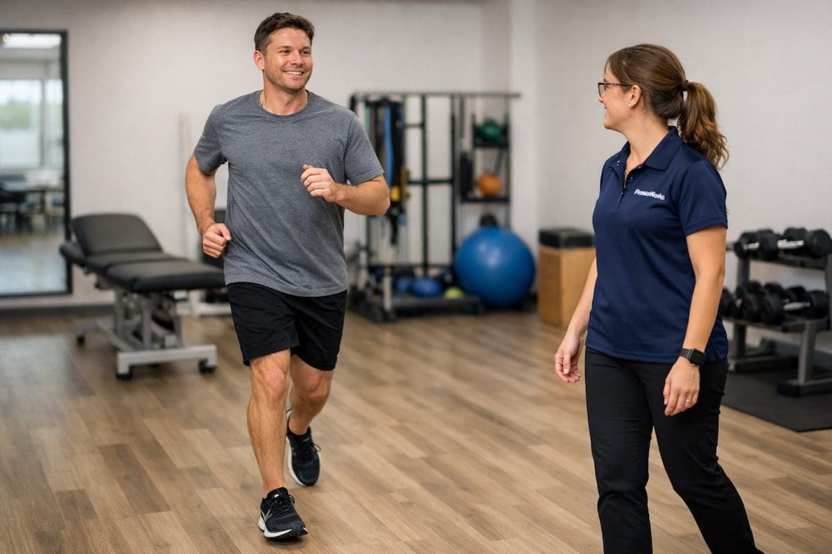 Posterior shin splints recovery showing return to walking and running without pain