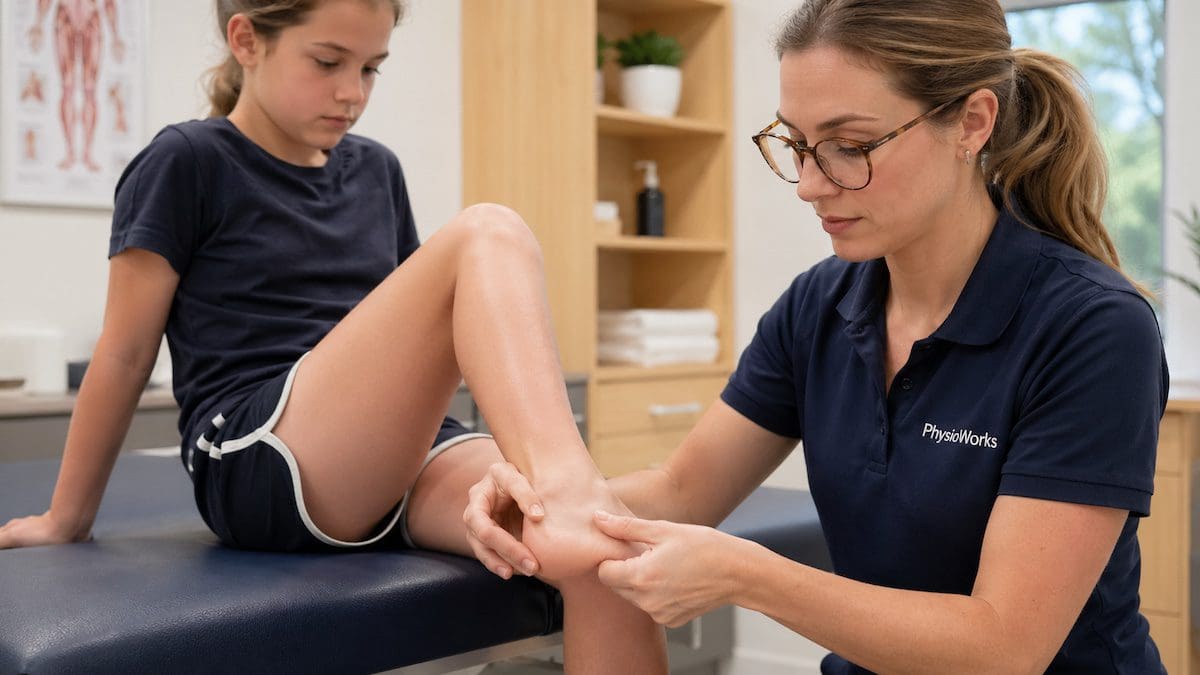 child heel squeeze test for sever’s disease diagnosis
