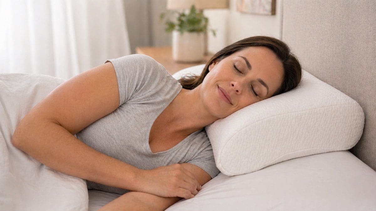 supportive-pillow-comfortable-sleep comfortable sleep with proper pillow neck support