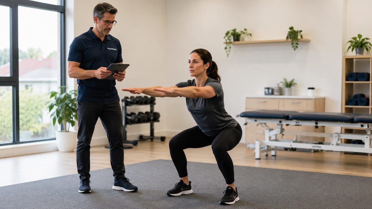 Musculoskeletal physiotherapy step-up rehabilitation for confident movement