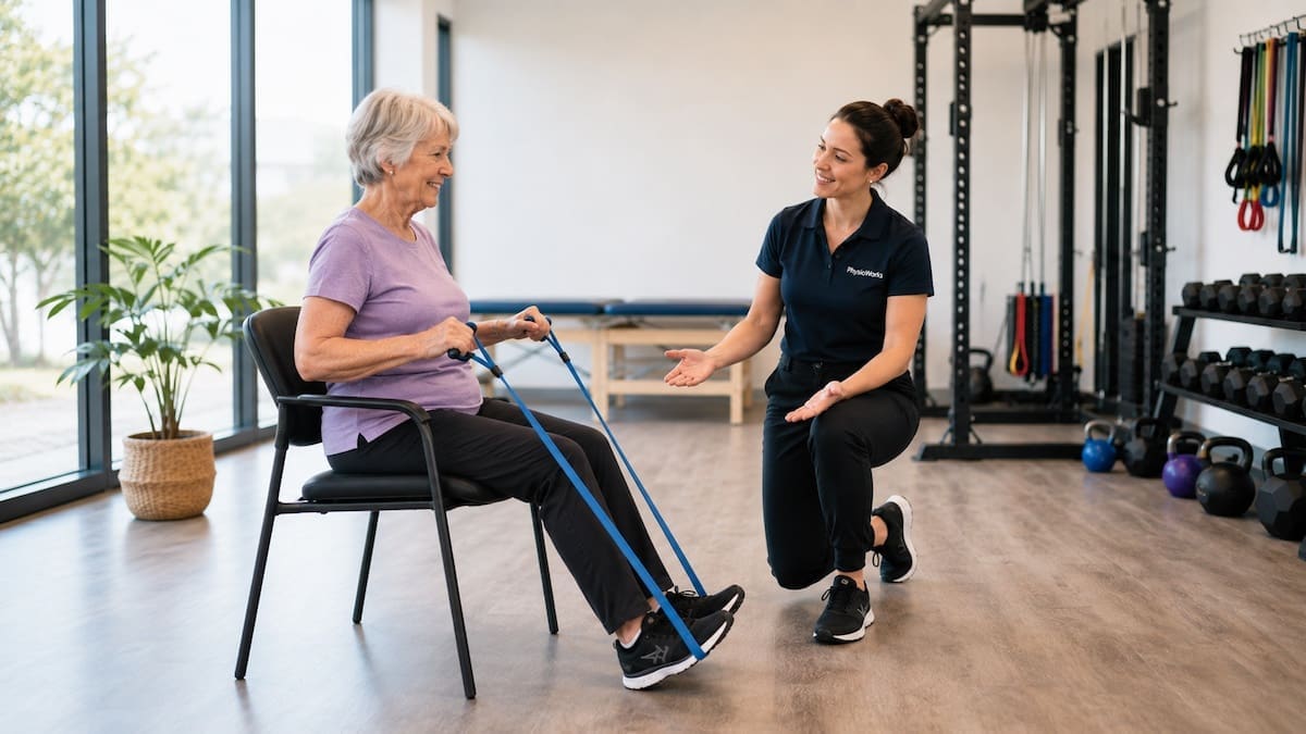 dementia-exercise-confidence-band-row Dementia exercise confidence with supervised resistance band row
