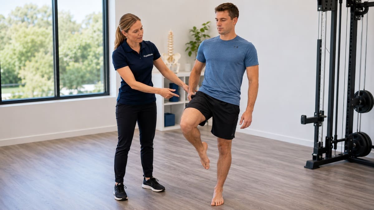 Groin pain hip rotation movement test