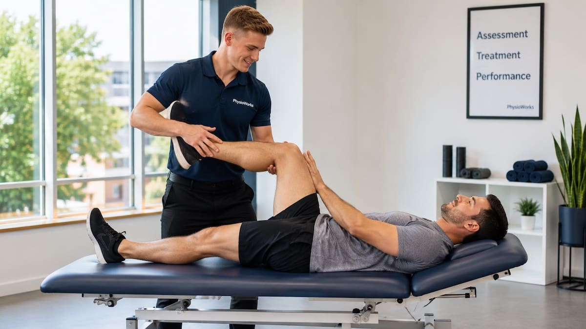 Hamstring pain posterior thigh assessment during resisted knee flexion test