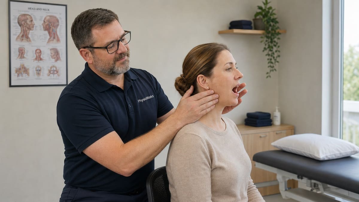 headache-neck-jaw-tmj-opening-assessment Headache neck and jaw pain TMJ opening control assessment