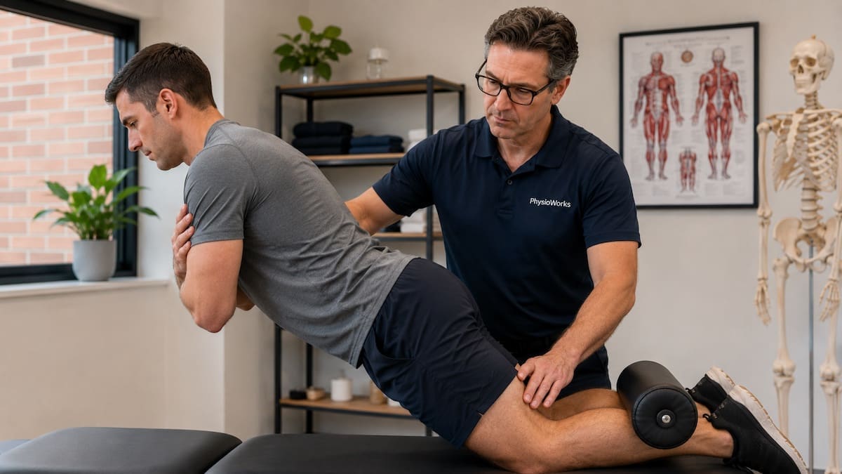 muscle-injury-diagnosis-hamstring-loading-exercise Muscle injury diagnosis followed by posterior thigh hamstring loading exercise