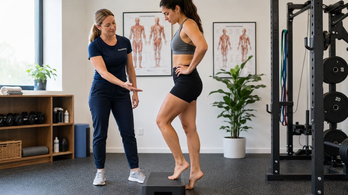posterior ankle impingement calf raise rehab progression