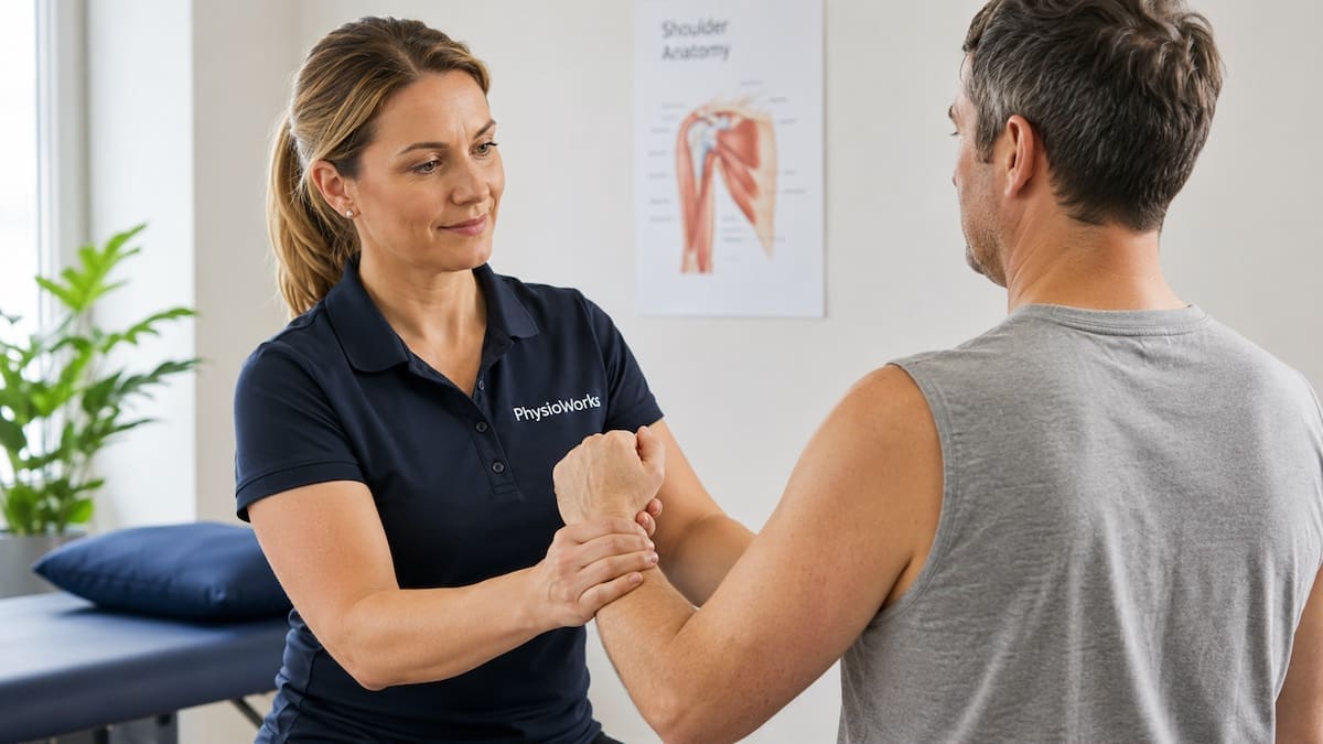 Rotator cuff external rotation shoulder assessment testing tendon control