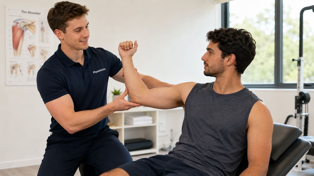 Shoulder labrum injury external rotation assessment checking glenohumeral joint stability