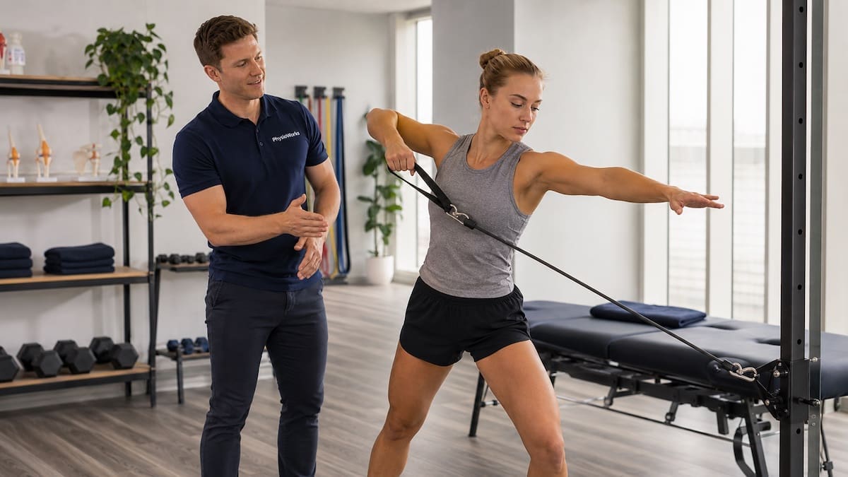 Swimming injuries return to swimming stroke simulation with shoulder control